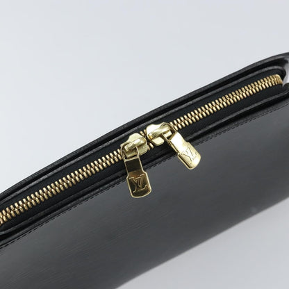 Louis Vuitton LOUIS VUITTON Epi Dauphine GM Cosmetic Pouch Black M48432 LV Authentic 168282 Bag