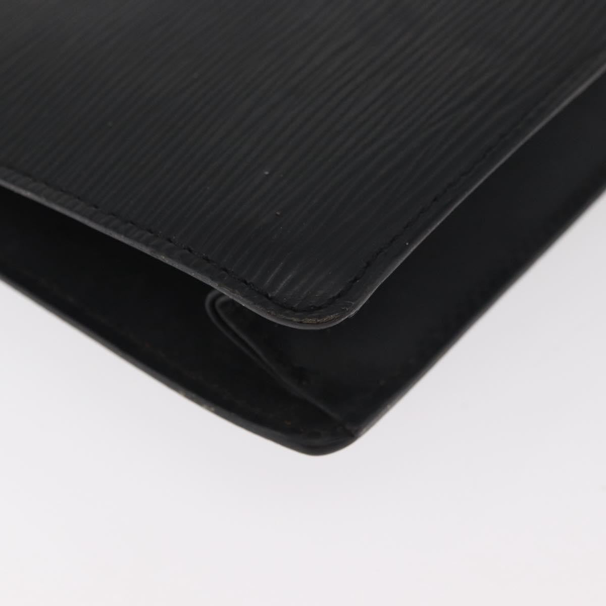 Louis Vuitton LOUIS VUITTON Epi Serie Dragonne Clutch Bag Black Noir M52612 LV Authentic bs35123