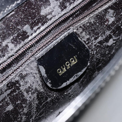 Gucci GUCCI Shoulder Bag Patent leather Black Gold 001 2113 1792 Authentic 149795