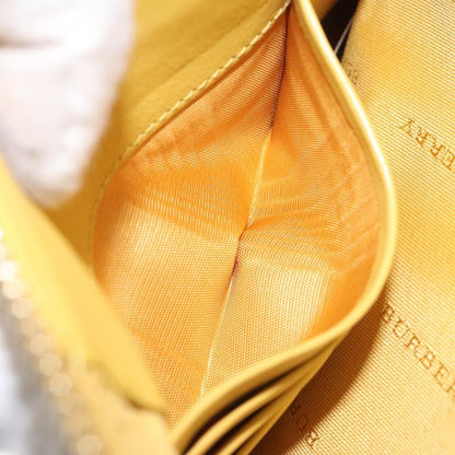 Burberry BURBERRY Nova Check Shoulder Bag Canvas Beige Gold Authentic 114865