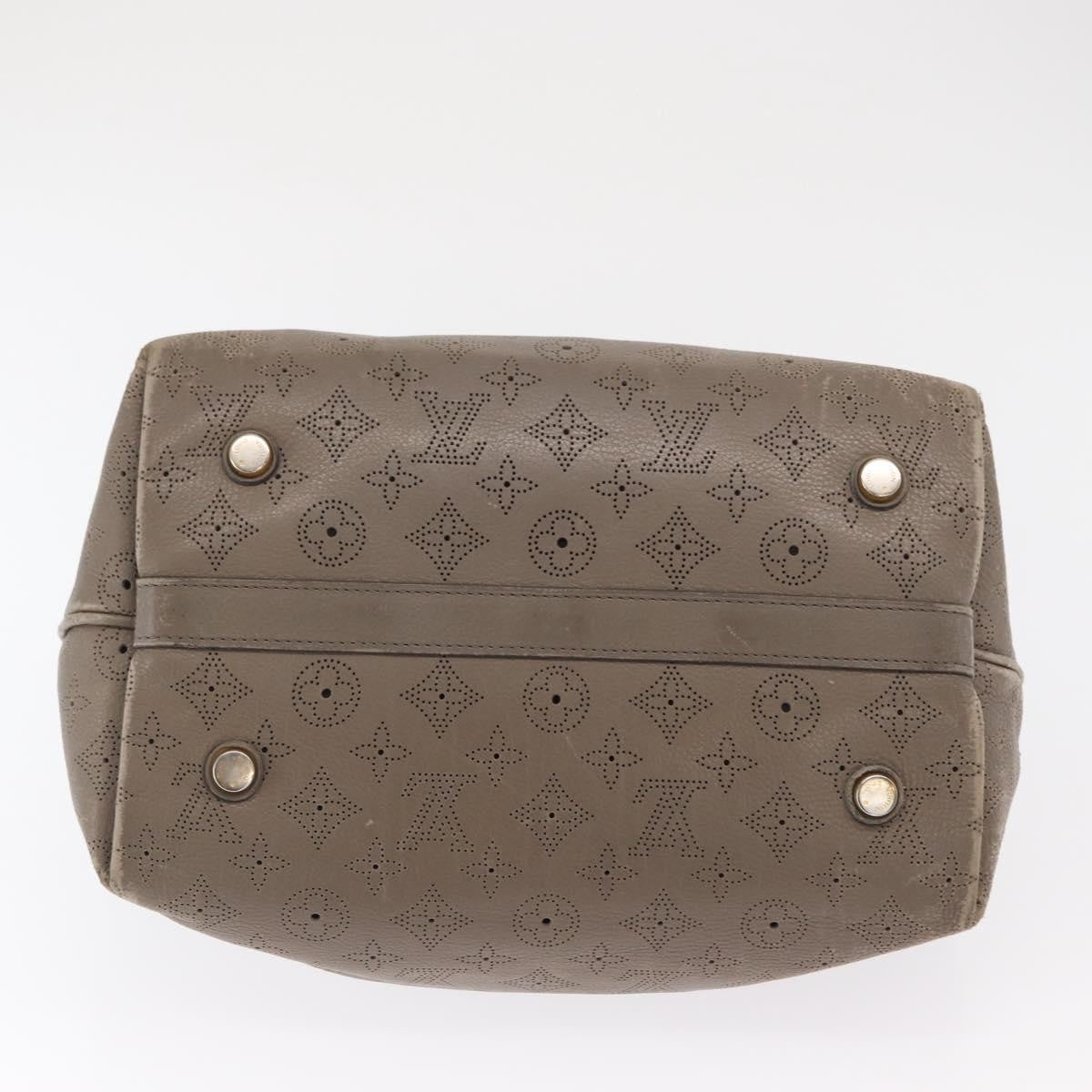Louis Vuitton LOUIS VUITTON Mahina Shiels PM Hand Bag Leather Opal M93084 LV Authentic BA10353