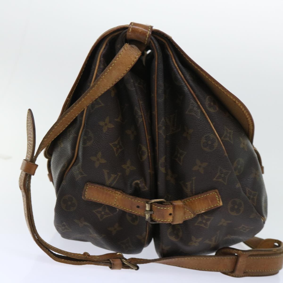 Louis Vuitton LOUIS VUITTON Monogram Saumur 35 Shoulder Bag M42254 LV Authentic th3916