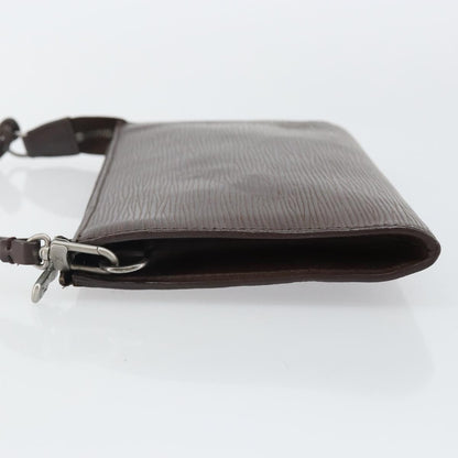 Louis Vuitton LOUIS VUITTON Epi Pochette Accessoires Pouch Mocha M5294D LV Authentic 143110A Bag