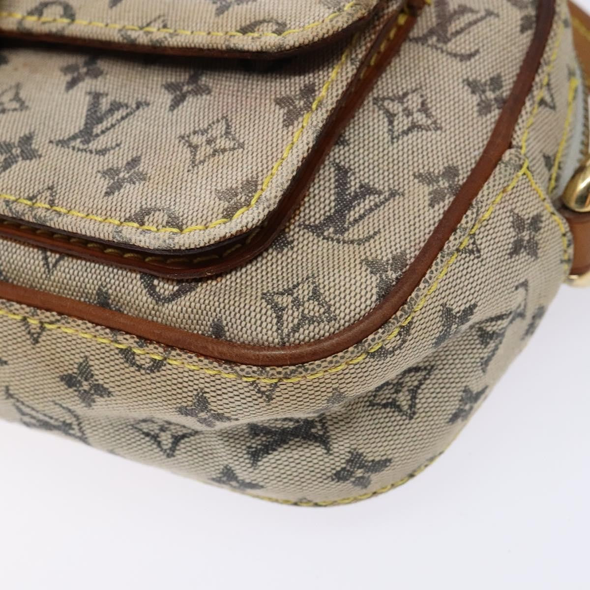Louis Vuitton LOUIS VUITTON Monogram Mini Juliet MM Shoulder Bag Blue M92004 LV Authentic bs28619