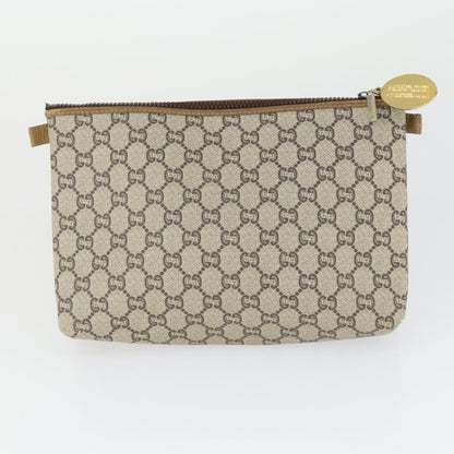 Gucci GUCCI GG Supreme GG Plus Web Sherry Line Bag PVC 4 Set Beige Green Authentic 160748