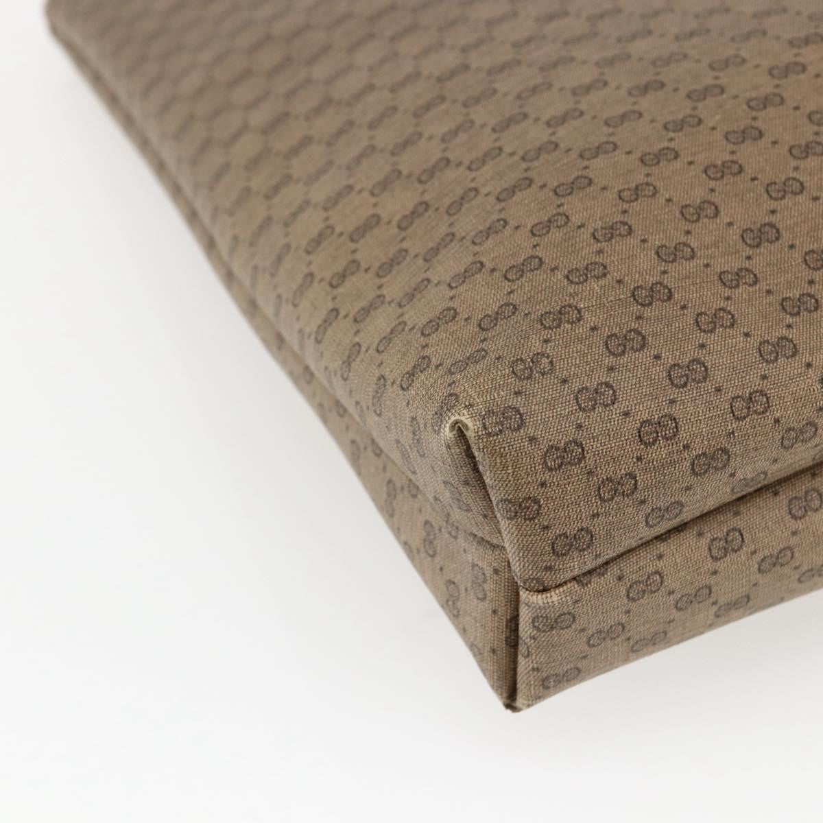 Gucci GUCCI Micro GG Supreme Web Sherry Line Tote Bag PVC Beige Gold Red Authentic ep13035