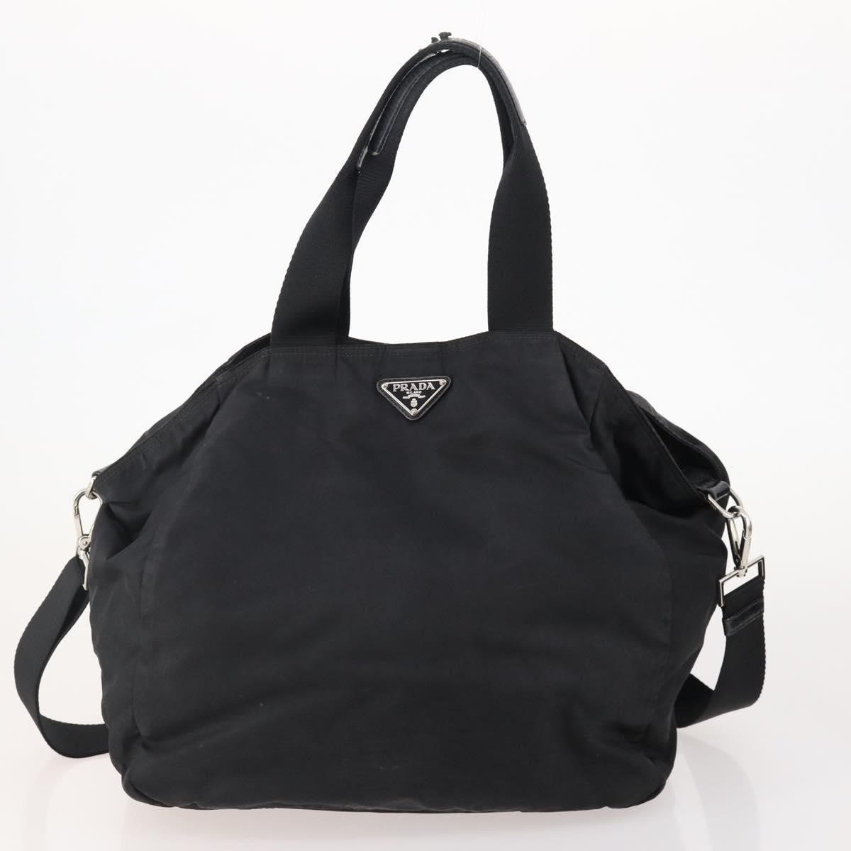 Prada PRADA Shoulder Bag Nylon 2 Set Black Authentic YKZ1068