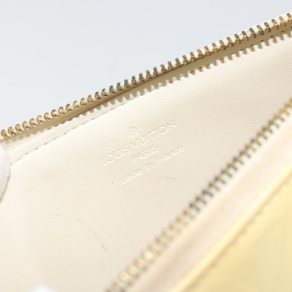 Louis Vuitton LOUIS VUITTON Monogram Vernis Lexington Pouch Beige M91010 LV Authentic mr2421 Bag