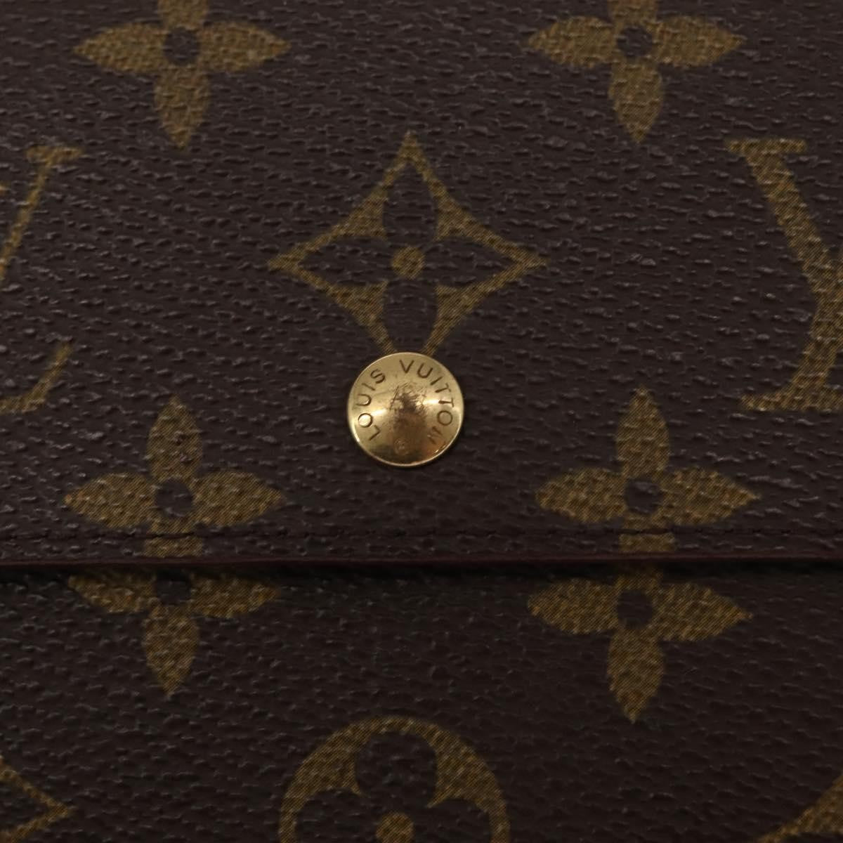 Louis Vuitton LOUIS VUITTON Monogram Porte Tresor Etui Papie Wallet M61202 LV Authentic bs31247 Bag
