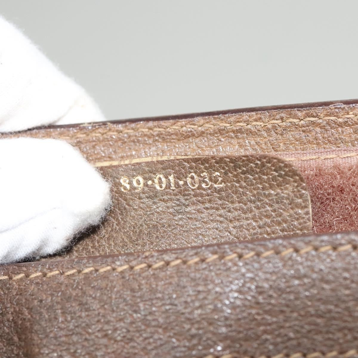 Gucci GUCCI GG Supreme Web Sherry Line Clutch Bag PVC Beige 89 01 032 Authentic 119134