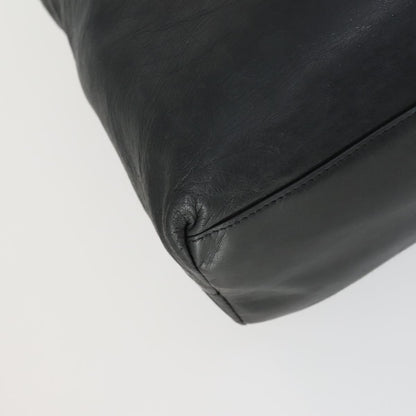 Prada PRADA Tote Bag Leather Black Authentic 165044