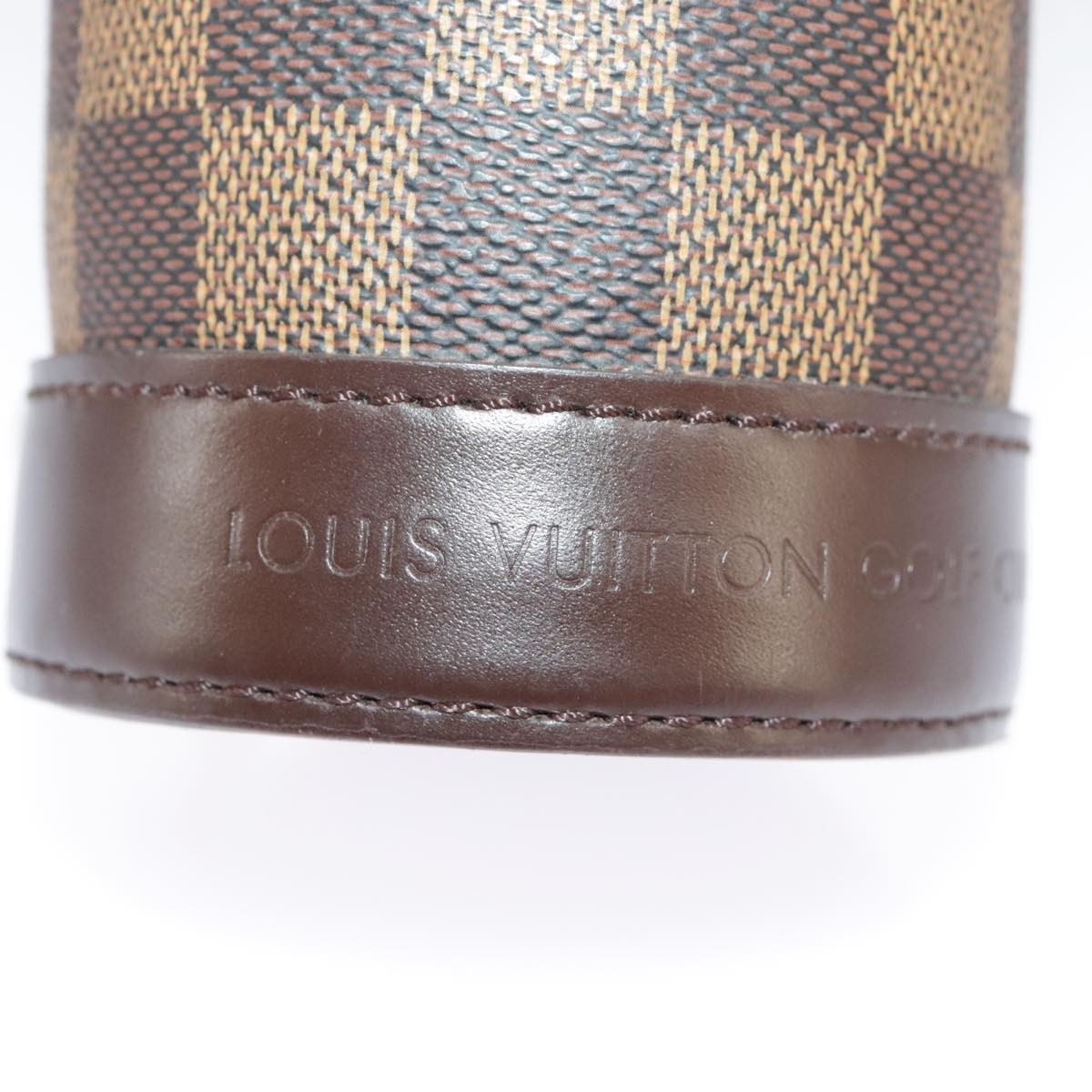 Louis Vuitton LOUIS VUITTON Damier Ebene GOLF CUP 2002 HAWAII Golf Ball Case M99119 Authentic 9... Bag