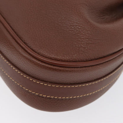 Gucci GUCCI Shoulder Bag Leather Brown Gold 007 984 0065 Authentic fm5085
