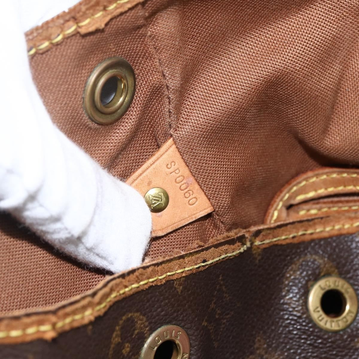 Louis Vuitton LOUIS VUITTON Monogram Montsouris GM Backpack M51135 LV Authentic bs33015 Bag