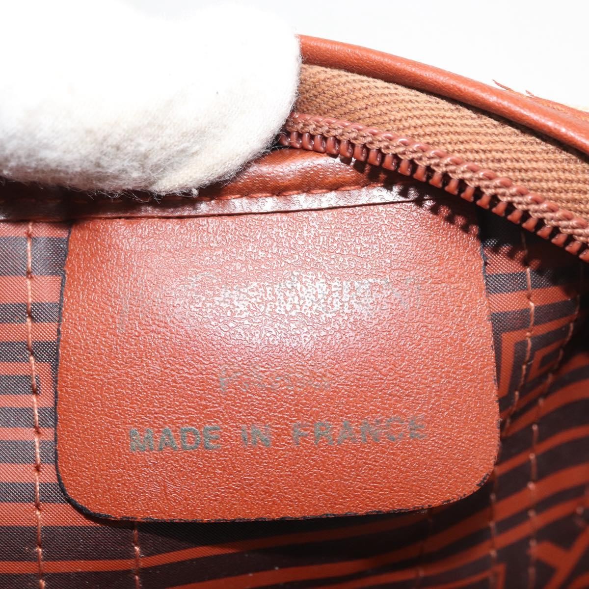 Saint Laurent SAINT LAURENT Boston Bag Canvas Brown Authentic BA12896
