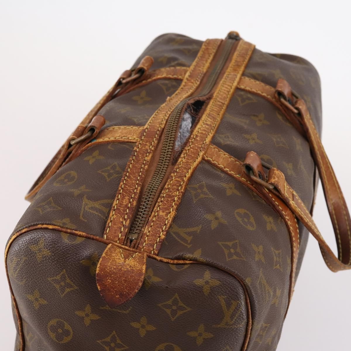 Louis Vuitton LOUIS VUITTON Monogram Sac Souple 35 Boston Bag M41626 LV Authentic bs29244
