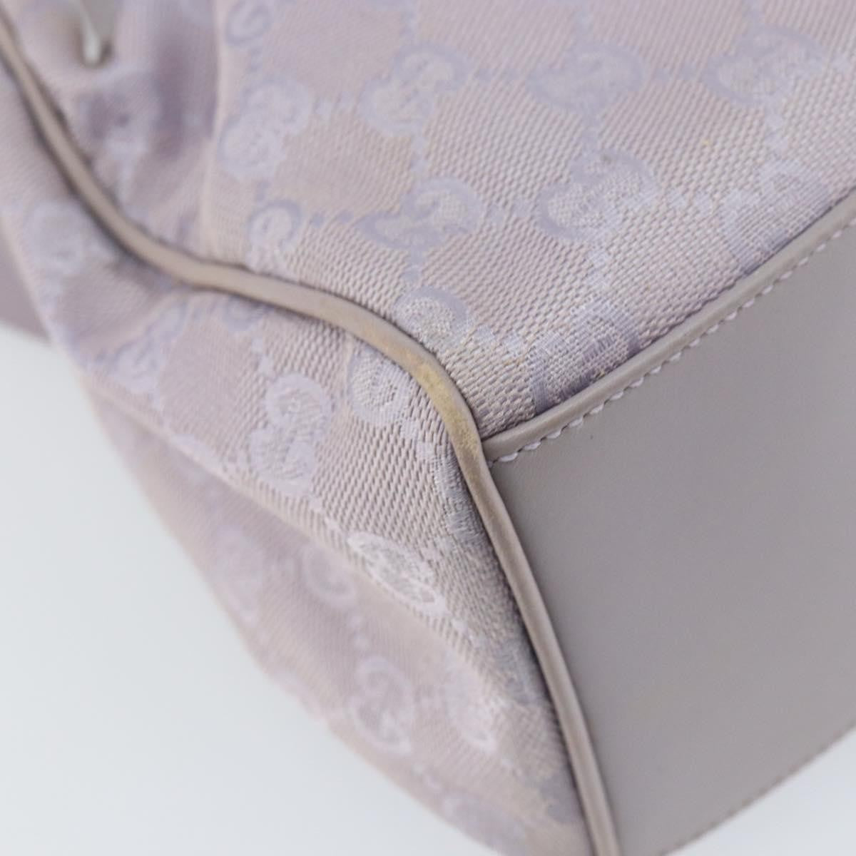 Gucci GUCCI GG Canvas Shoulder Bag Purple Gold 92699 Authentic 158466