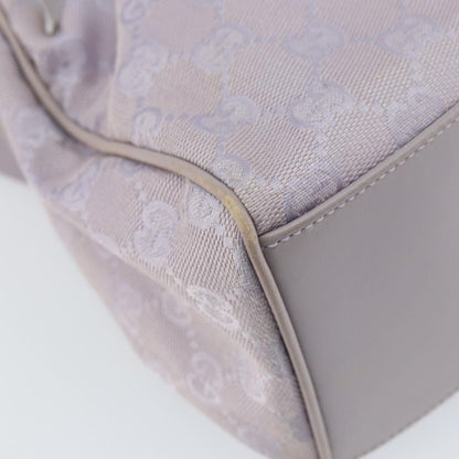 Gucci GUCCI GG Canvas Shoulder Bag Purple Gold 92699 Authentic 158466