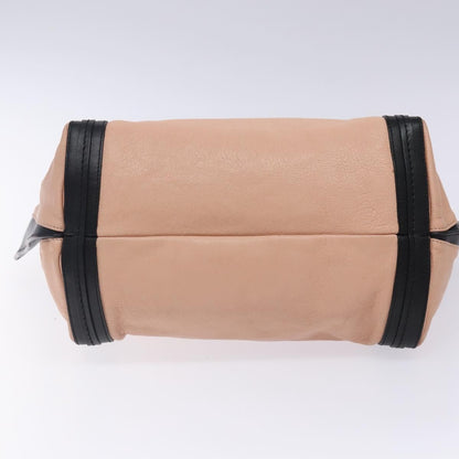 Chloé Chloé Chloe Alison Tote Bag Leather Pink Black Authentic gh323