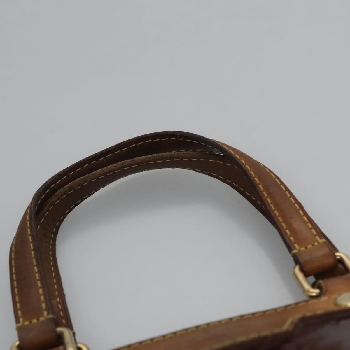 Louis Vuitton LOUIS VUITTON Vernis Blair MM Hand Bag 2way Rouge Favist M91690 LV Authentic EC506