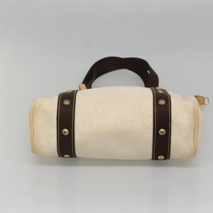 Louis Vuitton LOUIS VUITTON Cabas MM Antigua Tote Bag Brown Beige M40036 LV Authentic bs29237