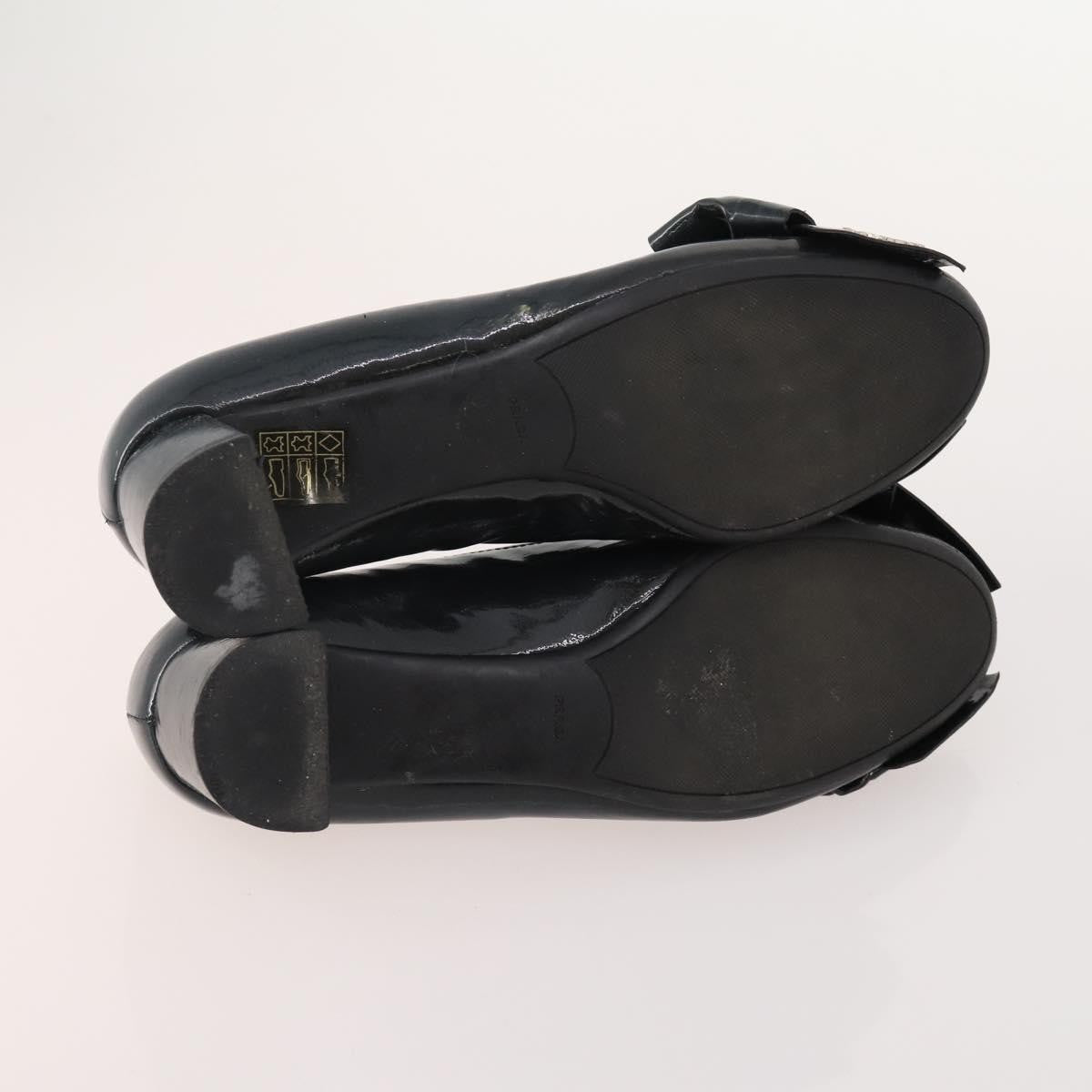 Prada PRADA Shoes Suede Leather 5 Set Brown black Authentic 174775 Bag
