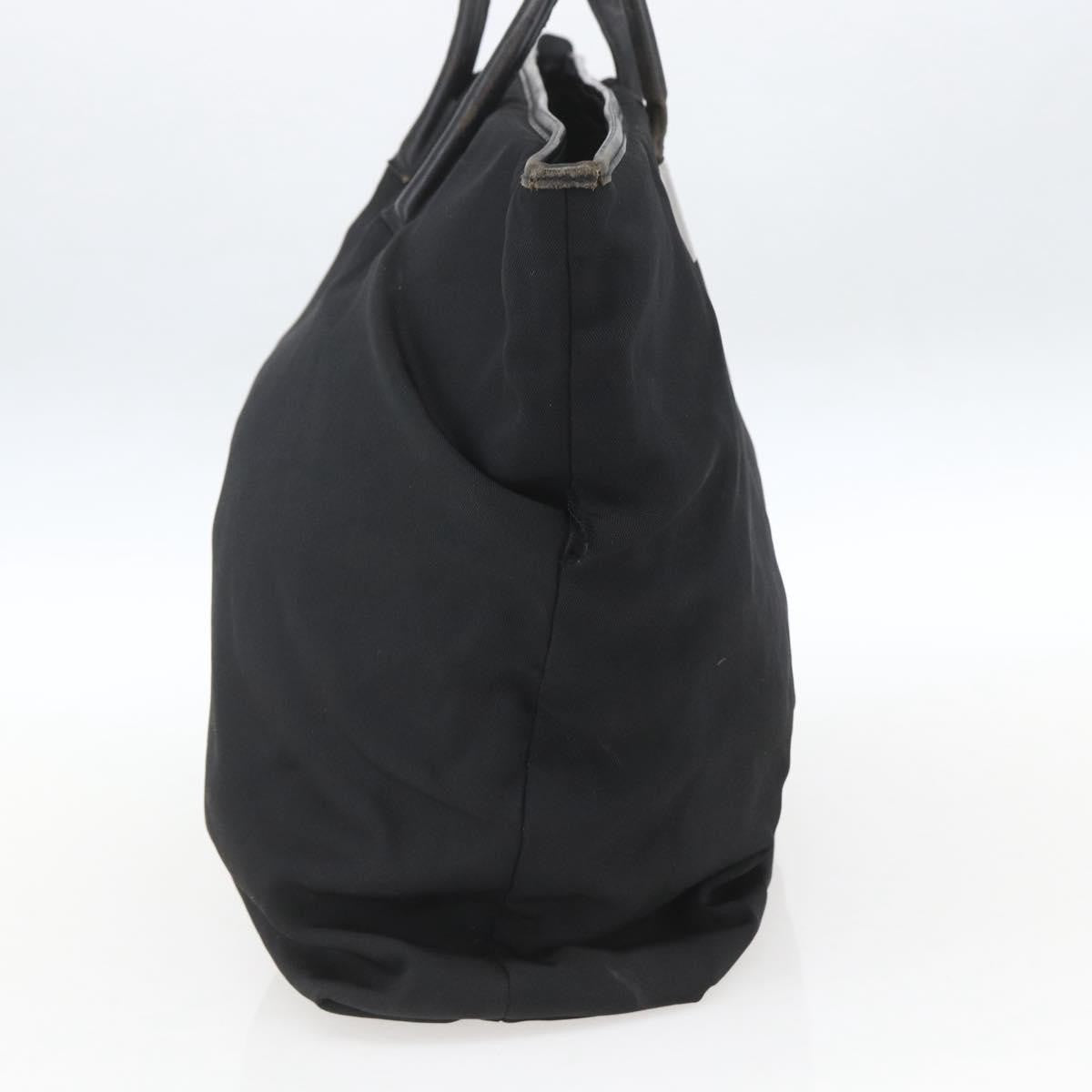 Gucci GUCCI Tote Bag Nylon Black Silver 002 2123 0455 Authentic gh1622