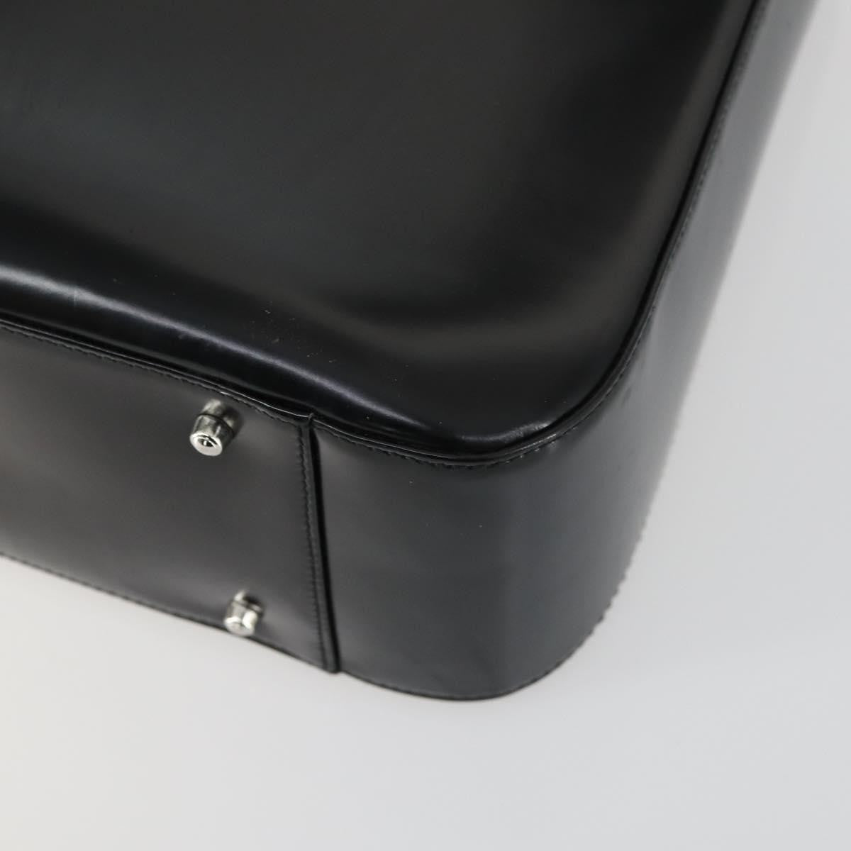 Gucci GUCCI Hand Bag Patent leather 2way Black Silver 000 2058 0504 5 Authentic 155470