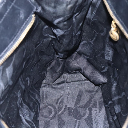 Salvatore Ferragamo Salvatore Ferragamo Chain Vala Tote Bag Canvas Navy Gold Authentic BA7334