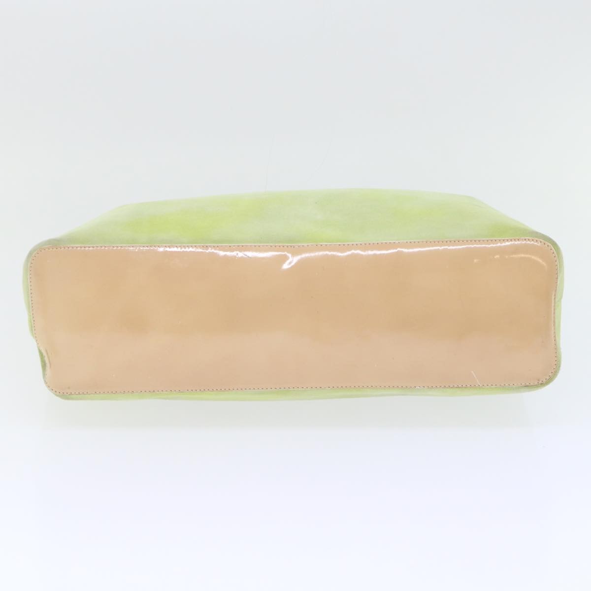 Celine CELINE Hand Bag Suede Green Authentic 53736V