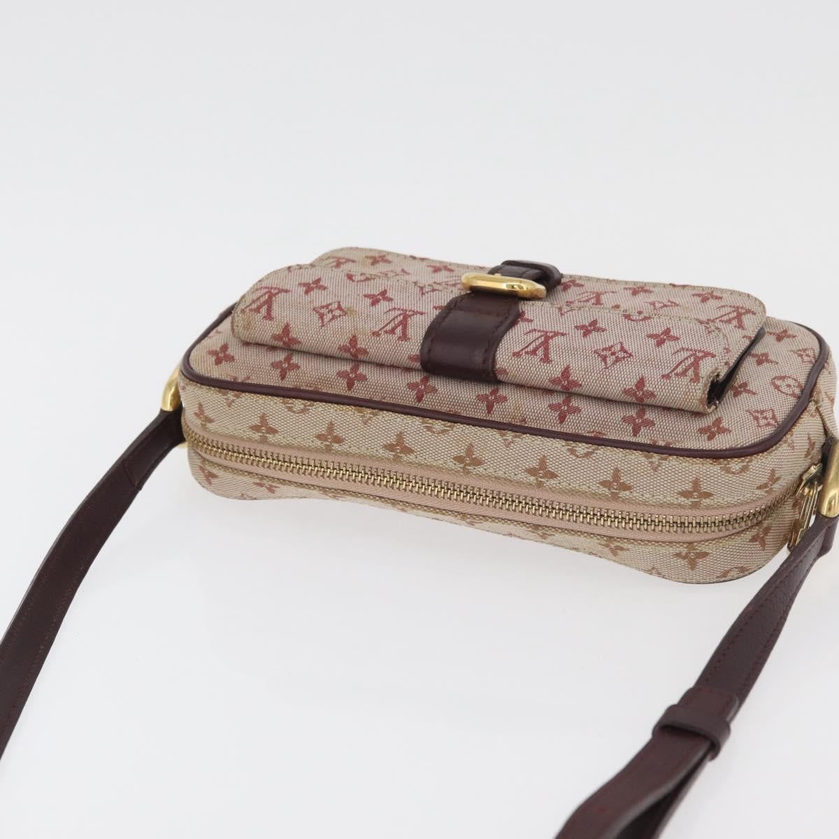 Louis Vuitton LOUIS VUITTON Monogram Mini Juliet MM Shoulder Bag Red M92219 LV Authentic 177057