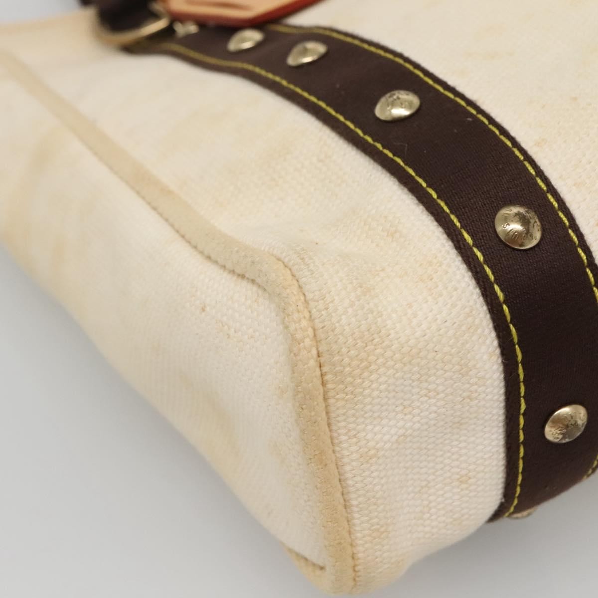 Louis Vuitton LOUIS VUITTON Cabas MM Antigua Tote Bag Brown Beige M40036 LV Authentic bs29237