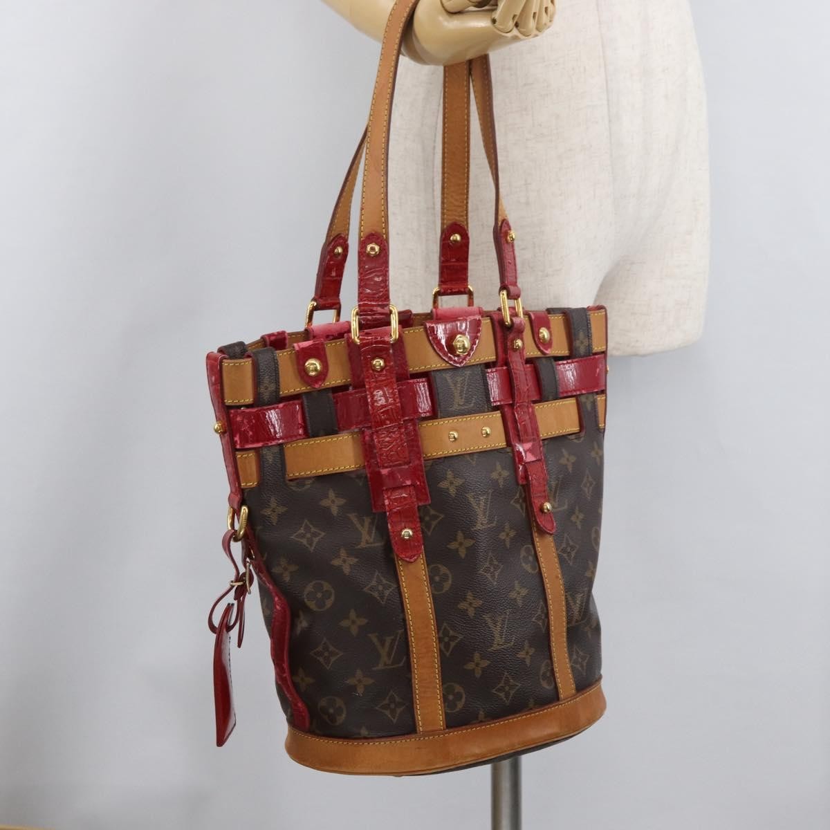Louis Vuitton LOUIS VUITTON Monogram Ruby Neo bucket Tote Bag M95613 LV Authentic 149145