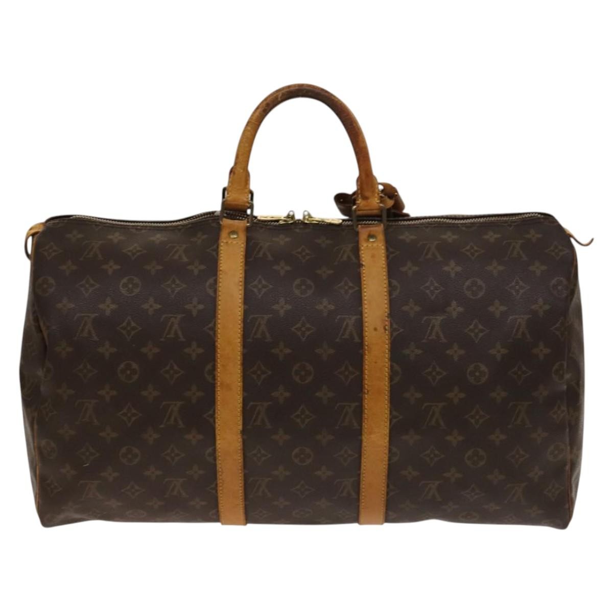 Louis Vuitton LOUIS VUITTON Monogram Keepall 50 Boston Bag M41426 LV Authentic 138362