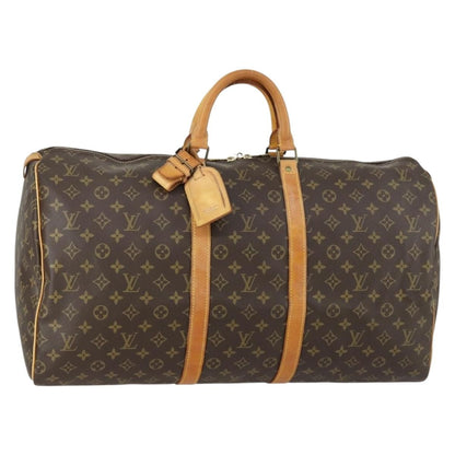 Louis Vuitton LOUIS VUITTON Monogram Keepall 55 Boston Bag M41424 LV Authentic 156198