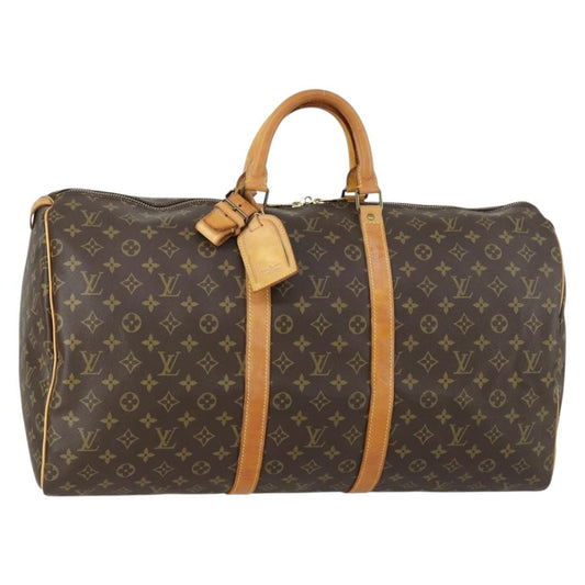 Louis Vuitton LOUIS VUITTON Monogram Keepall 55 Boston Bag M41424 LV Authentic 156198