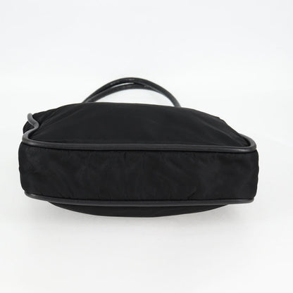 Celine CELINE Tote Bag Nylon Black Gold Authentic 136206