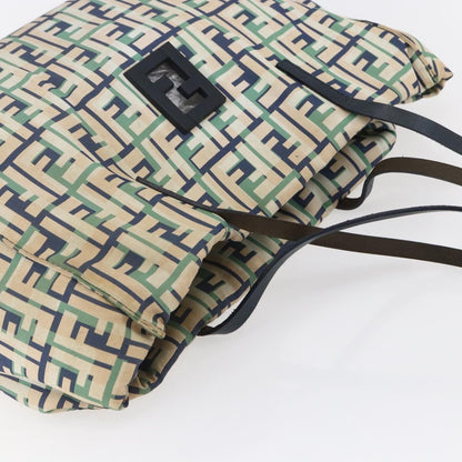 Fendi FENDI Zucca Canvas Tote Bag Navy Authentic 147615