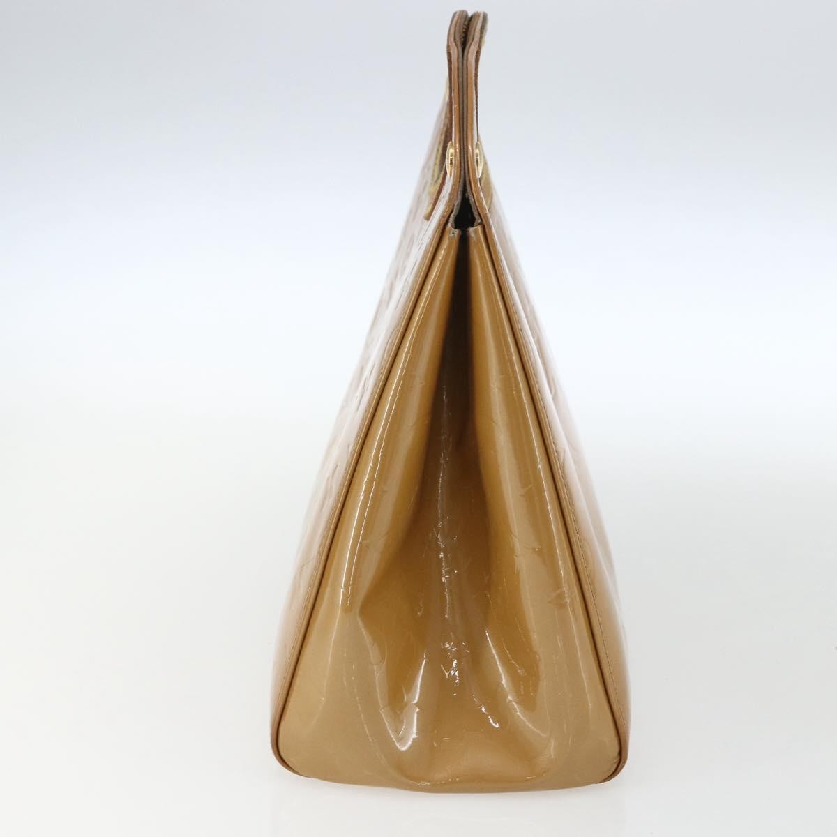 Louis Vuitton LOUIS VUITTON Monogram Vernis Maple Drive Bag Noisette M91376 LV Authentic 169608