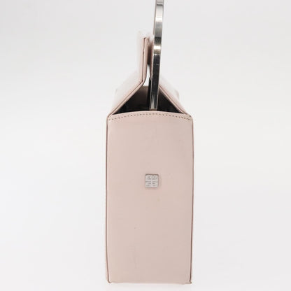 Givenchy GIVENCHY Hand Bag Leather Pink Silver Authentic bs30997