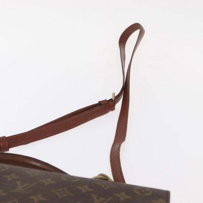 Louis Vuitton LOUIS VUITTON Monogram Porte Documents Bandouliere Bag M53338 LV Authentic 150924