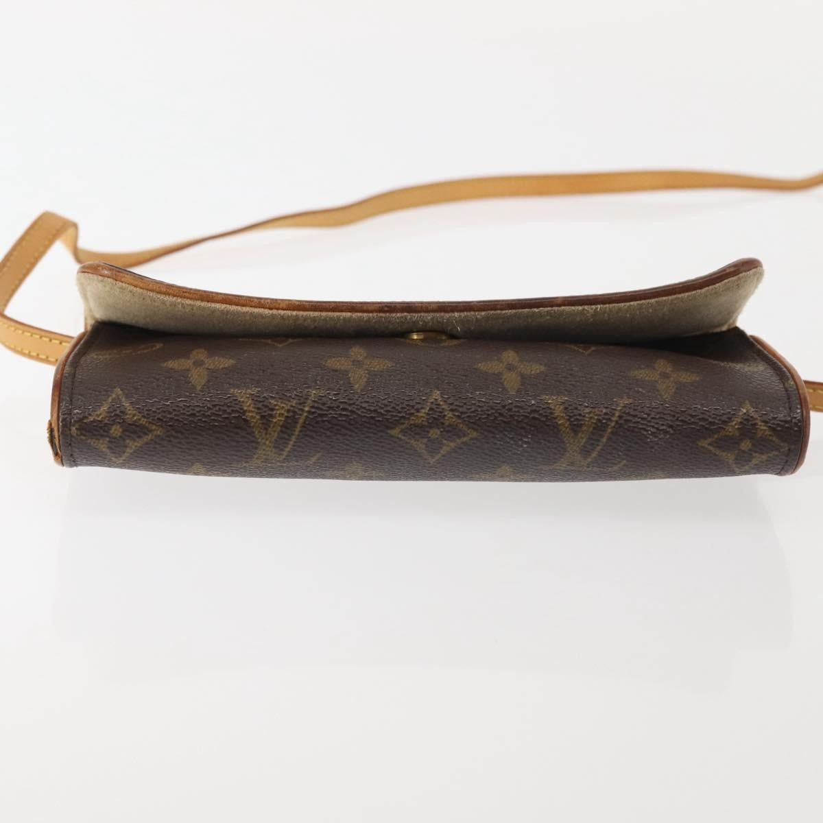 Louis Vuitton LOUIS VUITTON Monogram Pochette Twin PM Shoulder Bag M51854 LV Authentic gh816