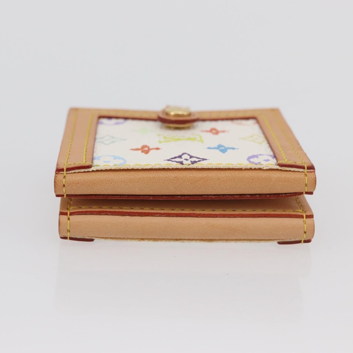 Louis Vuitton LOUIS VUITTON Multicolor Porto Photo 4 Vole Photo Case White M58005 Authentic BAZ610V Bag