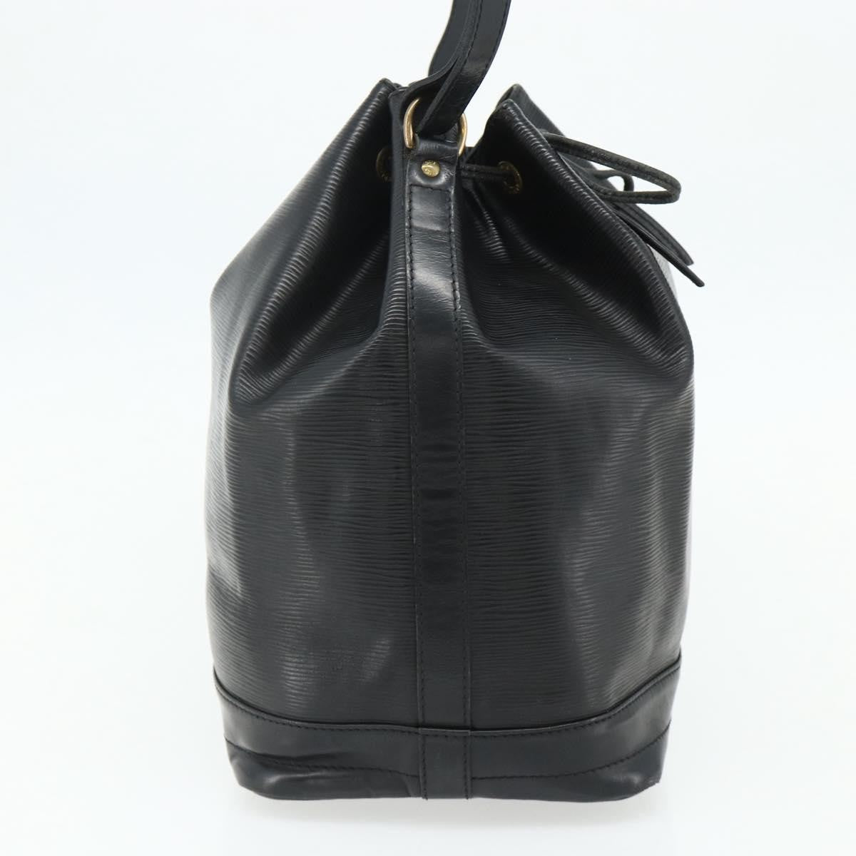 Louis Vuitton LOUIS VUITTON Epi Noe Shoulder Bag Black M44002 LV Authentic ka4110