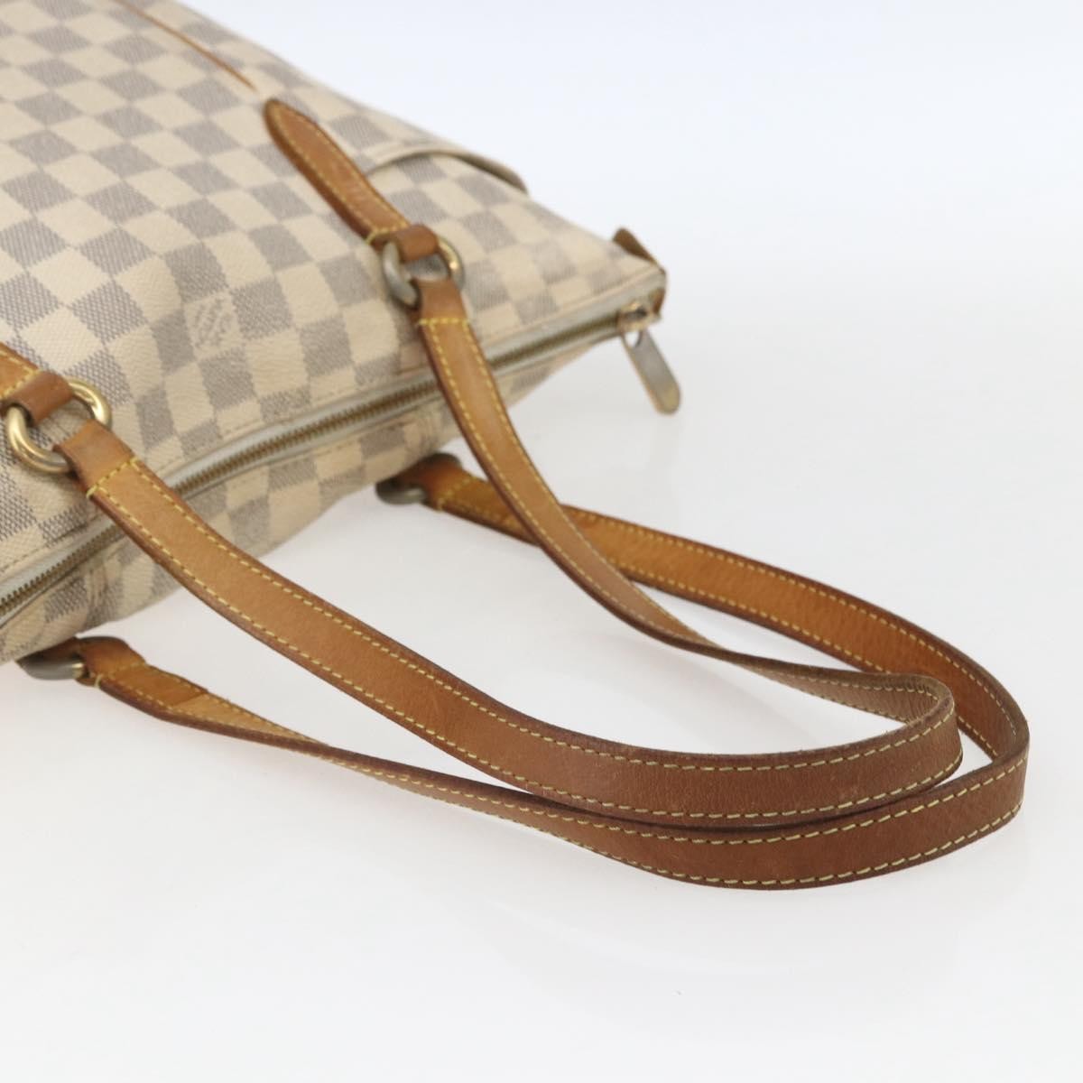 Louis Vuitton LOUIS VUITTON Damier Azur Totally PM Tote Bag N41280 LV Authentic 164898