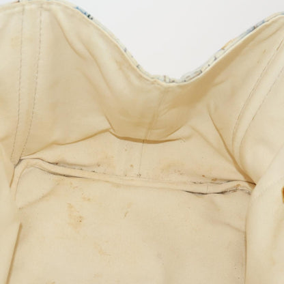Prada PRADA Canapa GM Hand Bag Canvas Ivory Gold Authentic YKZ040