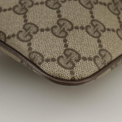 Gucci GUCCI GG Supreme Web Sherry Line Shoulder Bag PVC Beige 904 02 047 Authentic 111359