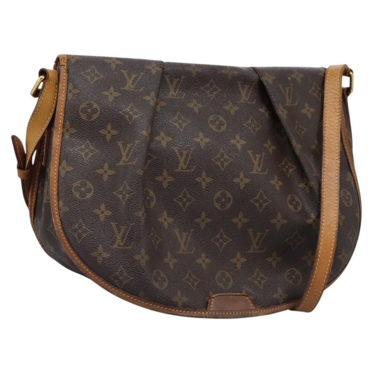 Louis Vuitton LOUIS VUITTON Monogram Menilmontant MM Shoulder Bag M40473 LV Authentic 119173