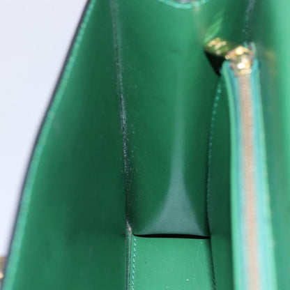 Louis Vuitton LOUIS VUITTON Epi Malesherbes Hand Bag Green M52374 LV Authentic 145346
