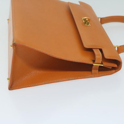 MORABITO MORABITO Scalar 28 Hand Bag Leather Orange Authentic am5465